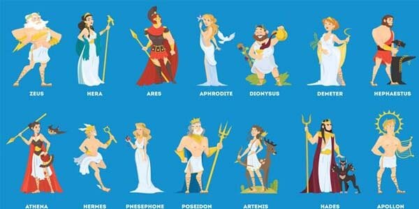 Los dioses del Olimpo