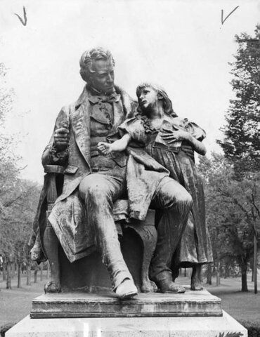 Thomas H. Gallaudet meets Alice Cogswell