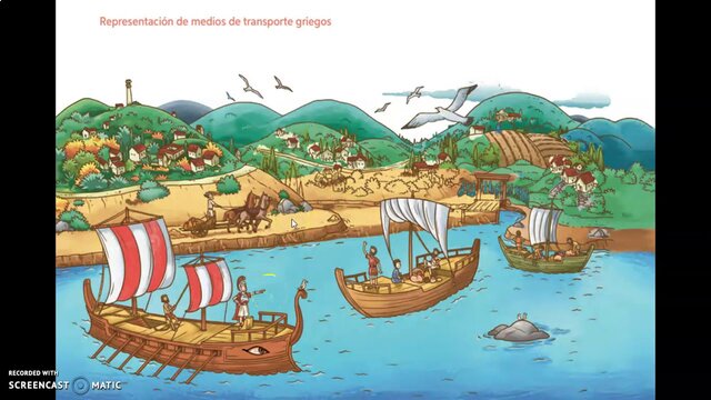 Final de las rutas comerciales desarrolladas por los griegos en el mediterráneo.