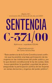 Sentencia C-371 de 2000