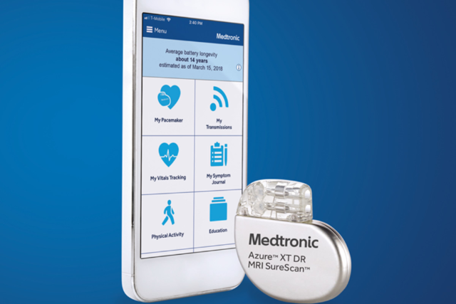 Dispositivos de marcapasos conectados a teléfonos inteligentes