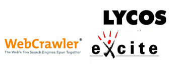 Aparecen WebCrawler, Lycos y Excite!