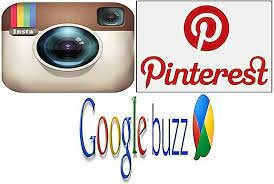Aparecen Instagram, Pinterest y Google Buzz.