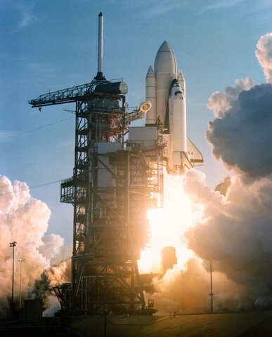 Columbian Space Shuttle Launch