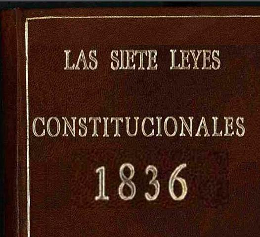 Entra en vigor Bases y Leyes Constitucionales de la República Mexicana o Siete Leyes