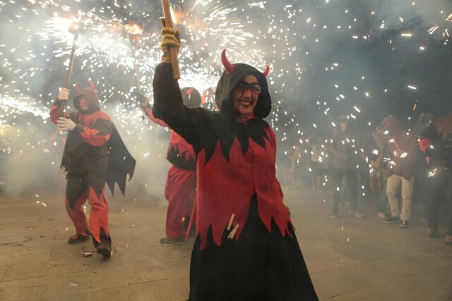 Faig de diable a la Festa Major de Sarrià