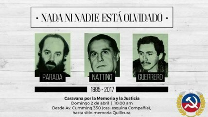 Conmemoración de los 30 años del caso degollados