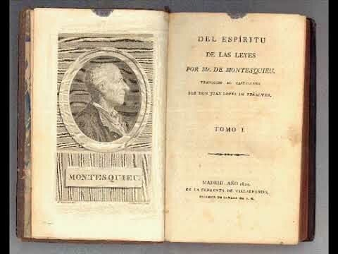 Publicación del Espíritu de las Leyes de Montesquieu