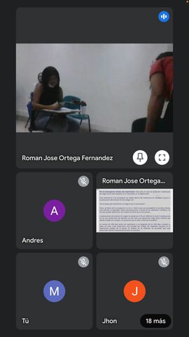 Finalmente estudiando.