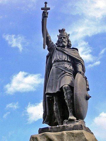 The revenge of the multiple looting of England and the defeat of a Danish army