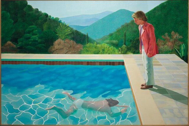Portrait of an Artist (Pool with two Figures), David Hockney
