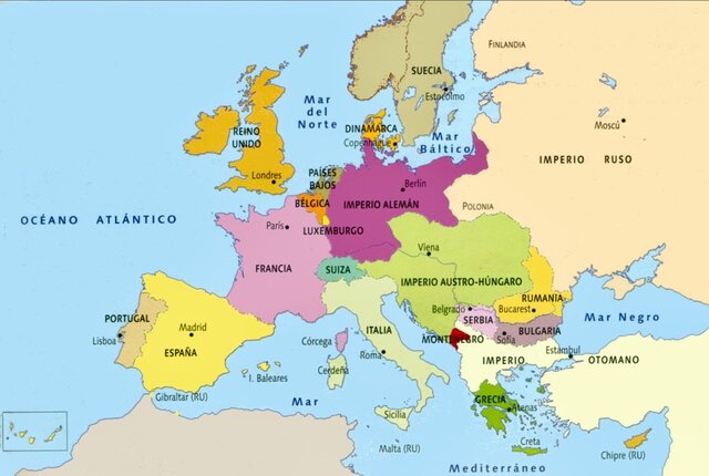Conflictos internacionales entre las potencias europeas