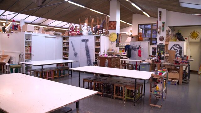 Vaig a Traç com a extraescolar d'arts plàstiques