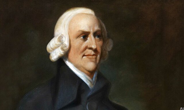 Aparición del liberalismo económico por Adam Smith