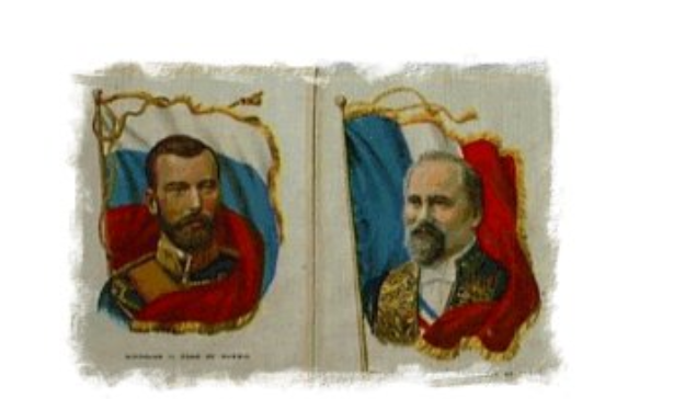 La formación de alianzas previas a la I Guerra Mundial.