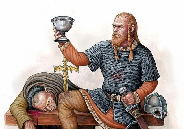 Vikings attacked monasteries on the west coast of Ireland