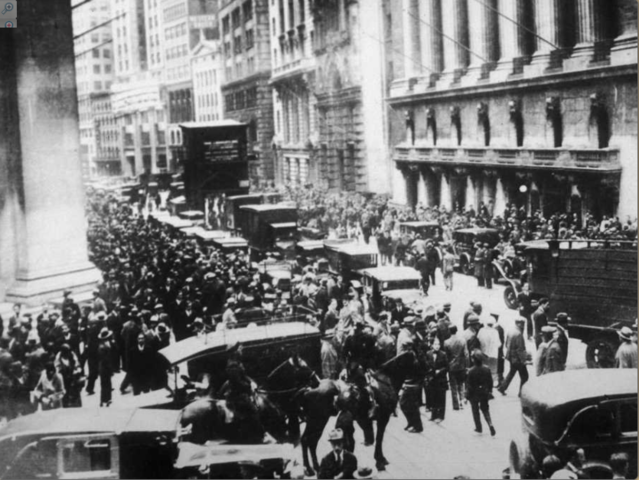 Crisis del modelo capitalista (felices 20 y crash)