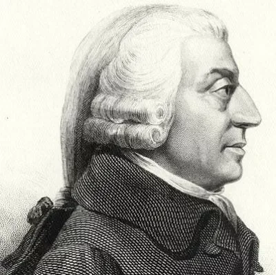 Aparición del liberalismo económico por Adam Smith
