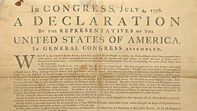 Declaración de Independencia de los EEUU