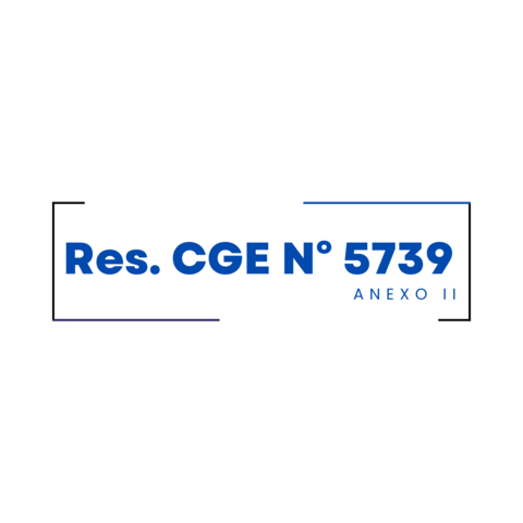 Res. CGE N° 5739