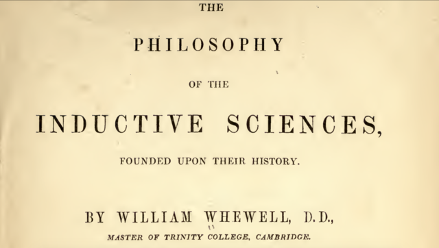 Philosophy of the Inductive Sciences