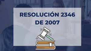 Resolución 2346 del 2007