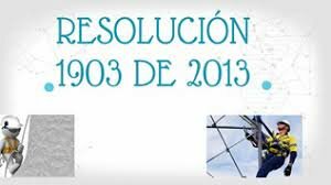 Resolución 1903 de 2013