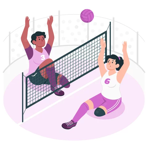 Finalista en torneo de voleibol