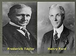 Frederick Winslow y Henry Ford