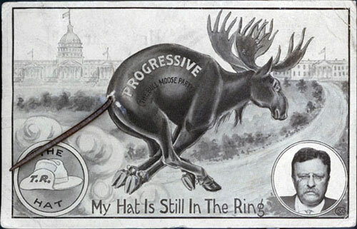 Roosevelt Runs For President in Bull Moose Party
