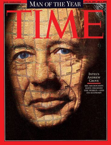 Andy Grove por el  New York Times el "Hombre del Año"
