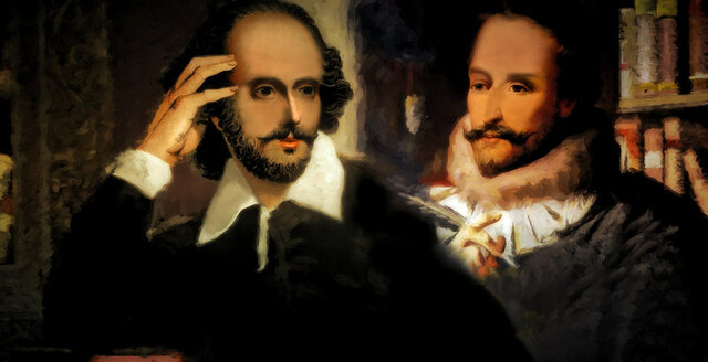 Mueren William Shakespeare y Miguel de Cervantes