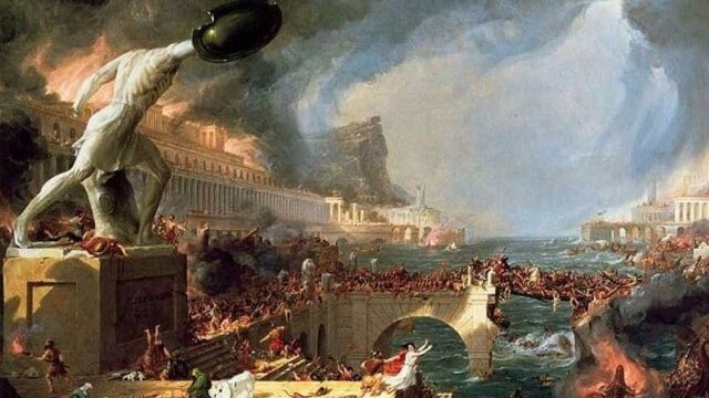 Caída del imperio romano de occidente