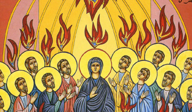 Pentacosta (envia l'Esperit Sant) Inici de l'església, creació de les primeres comunitats i els primers probemes juntament amb els primers concilis