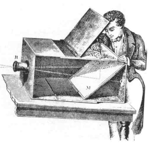 Primera publicación sobre la cámara oscura en Europa.