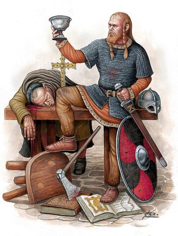 First attacks on Ireland