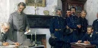 The Treaty at Appomattox Courthouse