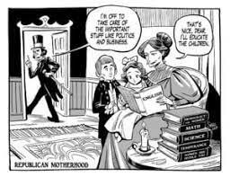 Republican motherhood was popularized