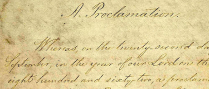 Emancipation Proclamation