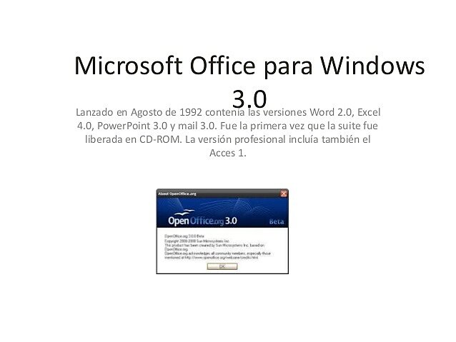 Microsoft Office para Windows 3.0
