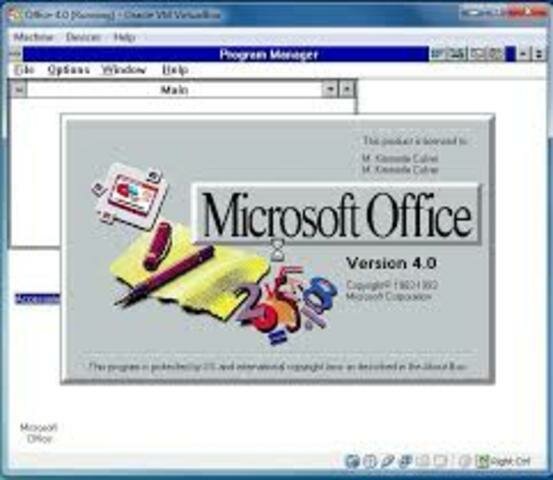 -Microsoft Office 4.0