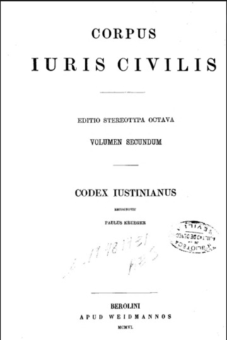 Codex Repetitae Praelectionis (supersede al codex vetus)