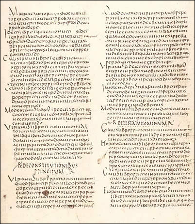 Publicación del Digesto de Justiniano