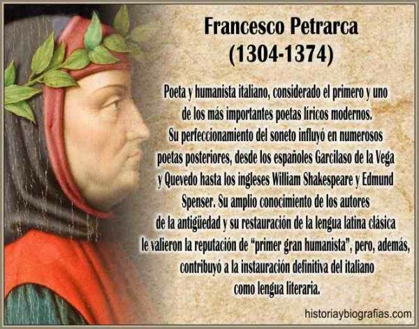 Francesco Petrarca (1304 - 1374) Humanismo Renacentista