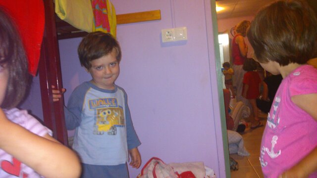 el primer cop que anava de colònies