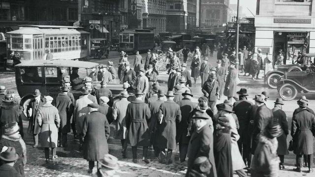 Crisis del modelo capitalista (Felices 20 y "Crash" del 29).