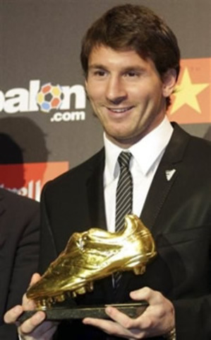 Messi primera bota de oro