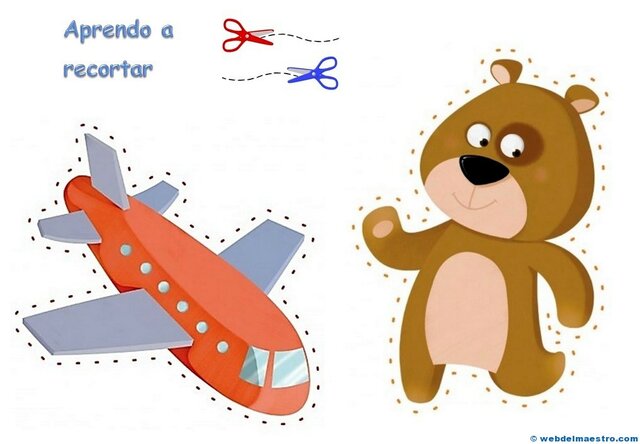 Recortar las figuras favoritas.