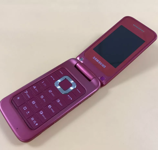 Mom's Pink Flip Phone