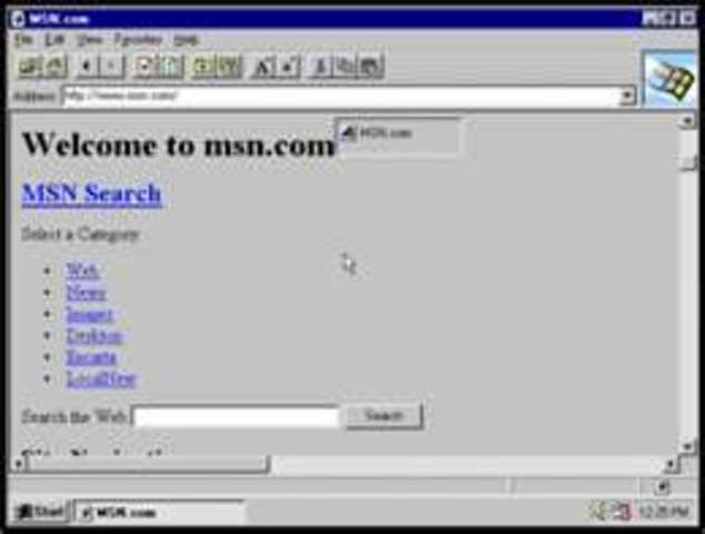Publically available Internet (1.0)